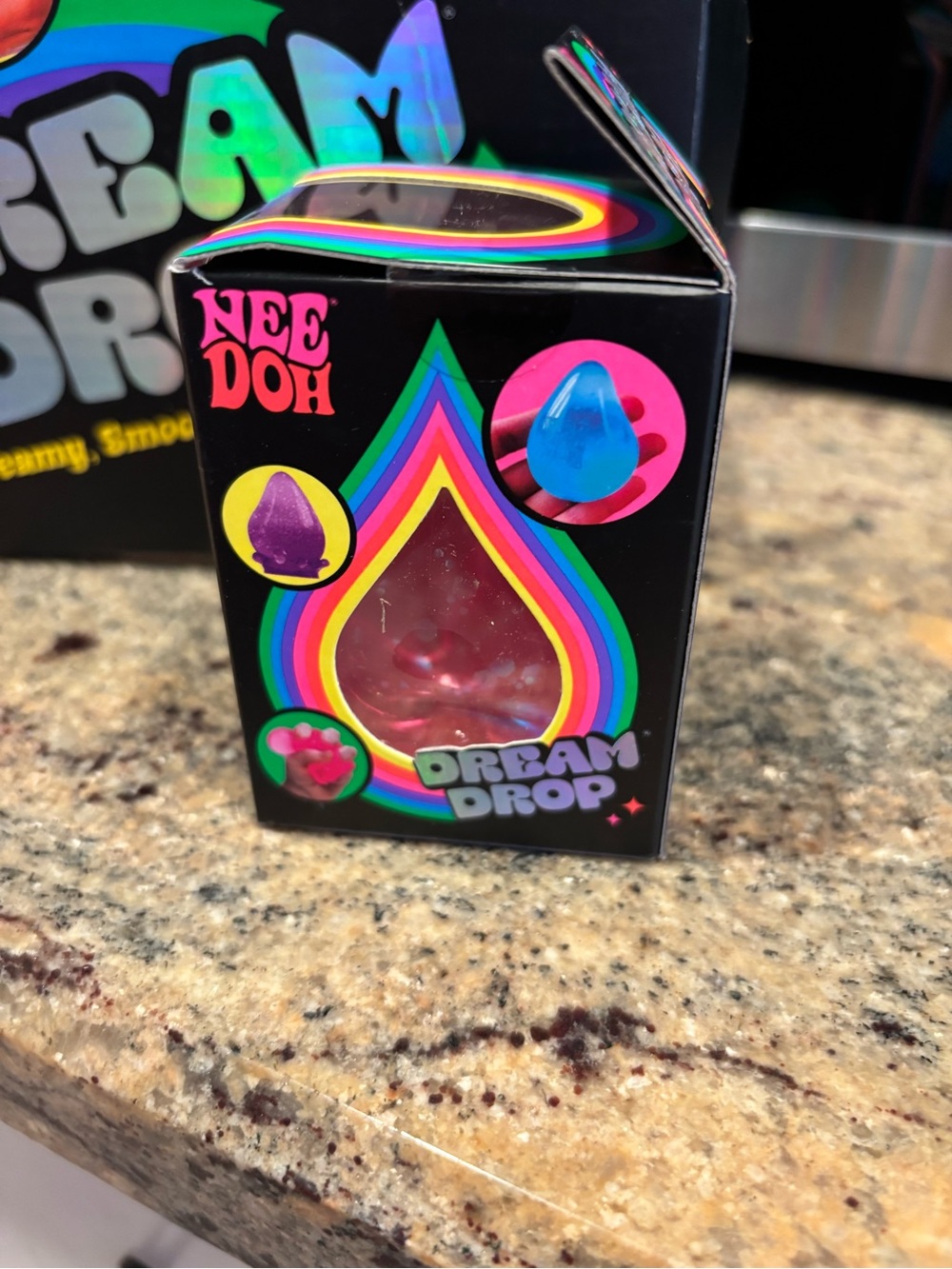 Dream Drop Pink Sensory Squishy Toy - Picture 5 of 6